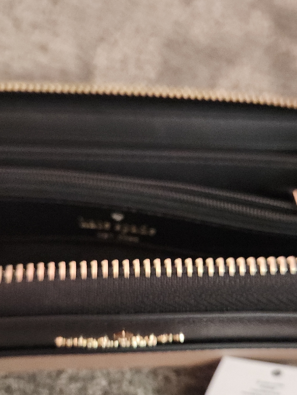 Kate Spade Madison Colorblock Saffiano Leather Wallet Toasted Hazelnut Multi - Picture 4 of 5